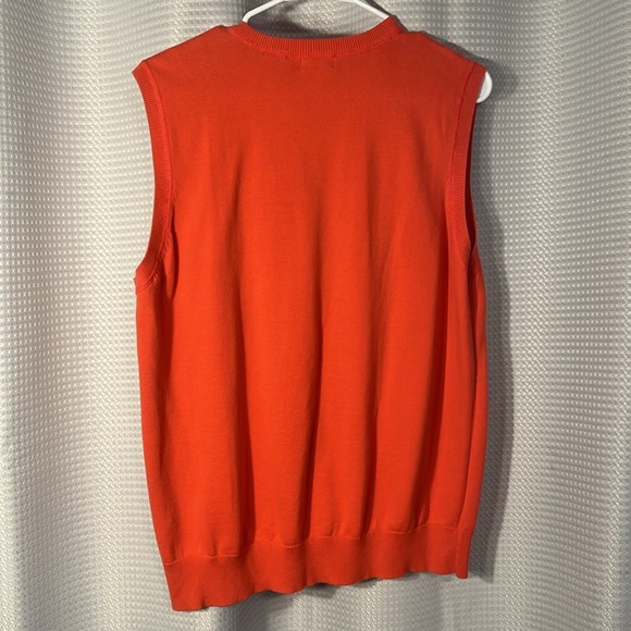 IZOD Men’s  100% Cotton Coral Vest size Large - Picture 3 of 7